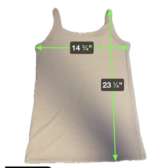 No Boundaries NWT TWO Ribbed Spaghetti Strap Scoop Neck Cami SZ Large - Picture 10 of 10